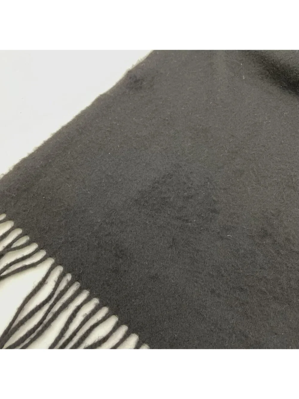 ★SOLD★ Hermes Cashmere Black Scarf - Picture 5 of 8